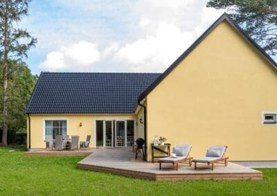 Gult vinkelhus AChoice stenhus